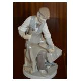 Lladro Porcelain 4853 Cobbler/Shoe Maker Figure