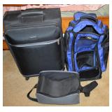 (3) Luggage Pcs w/ Amazon Basics, Wilson Duffle+