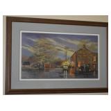 Dave Barnhouse Signed Friday Evening Framed Fine