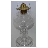 Antique P&A Eagle Cylindrical Glass Oil Lamp 10t