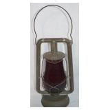 Dietz Hi-Lo Railroad Lantern w/ Red Fitzall Globe