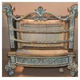 Antique Humphrey Radiant Fire Cast Iron /Porcelain