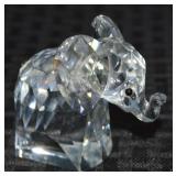 Swarovski Crystal African Wildlife Elephant Figure