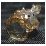 Swarovski Crystal Lovlots Mini Moo Cow Golden