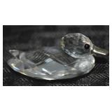 Swarovski Crystal Duck Duckling Figure 1 7/8"L