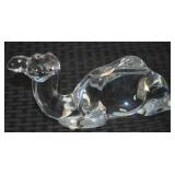 Baccarat France Crystal Recumbent Camel Figure