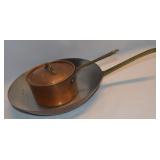 Paul Revere Copper & Brass 10" Skillet + 5.5"