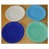 (4) Homer Laughlin Fiesta Ware 6 3/8" Saucers