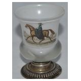 Antique Sterling Silver Base Small Urn Trophy Cup