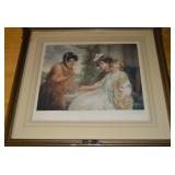 George P James Signed The Fortune Teller Framed