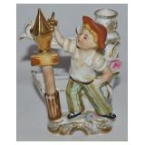 Vtg Ucagco Japan Porcelain Lamplighter Candle