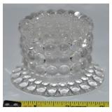 Antique Flint Glass Co Hobnail Hat Toothpick