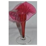 Vtg Pairpoint Cranberry Glass Jack in the Pulpit