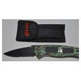 Frost Cutlery Locking Camo Folding Knife w/