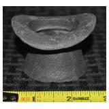 Vintage Solid Pewter Top Hat Toothpick