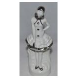 Vtg Germany Porcelain Pierrot Figure 6" Tall