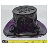 Vtg Cambridge Near Cut Amethyst Inverted Straw