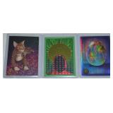 (3) Cardsmiths Currency Foil Trading Cards: Opal