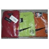 (3) New Ferris State University Golf Polo Shirts +