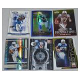 (6) Reggie Wayne Colts Football #'d Cards w/