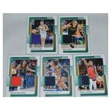 (5) 2026 WNBA Basketball Jersey Cards w/ Plum
