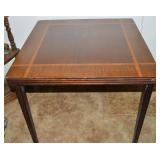 Vtg Castlewood Push Button Leg Release Inlaid