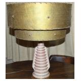 MCM Ribbed Spatter Ceramic & 2 Layer Shade Table