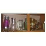 Kitchen Cupboard Contents Lot: Pitchers/Vase +