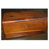 Vtg Lane Cedar "Chest" Box People