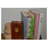 Book Lot w/ Encased NT Bible + Marble Bookend