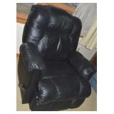 Lane Black Leather Rocker Recliner 36w/d x 40t