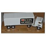 Vtg ERTL Diecast John Morrell Semi Truck & Trailer