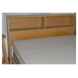 MCM Blonde Full Size Bed Head & Foot Boards,