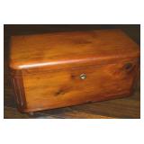 Vtg Lane Cedar "Chest" Box People