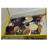 Pencil Box Full of Antique/Vintage Buttons