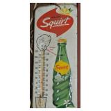1963 MT-13A Squirt Beverage Metal Advertising