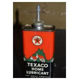 Vintage Texaco Home Lubricant Tin 4oz Oiler Can