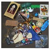 Misc Smalls Lot: Precious Moments, Faux Jade