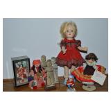 Doll & Figurine Lot w/ Madame Alexander 7'