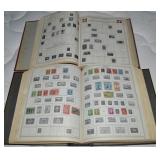 (2) Vintage Minkus World Wide Stamp Collection