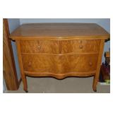 Antique 3 Drawer Small Dresser w/ Casters 38w