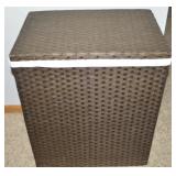 Woven Poly Hinged Lid Clothing Hamper