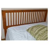 Full Bed w/ Mission-style Headboard, Frame +