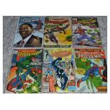 (6) Vtg Marvel Comic Books: The Amazing Spiderman