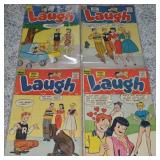(4) Vintage Archie Comics Books: Laugh