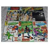 (6) Vtg Marvel Comic Books: The Amazing Spiderman