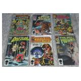 (6) Vtg Marvel Comic Books: Dazzler, Sledge