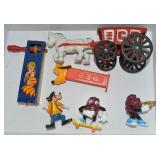 Small lot of Vintage Toys w/ California Raisins,