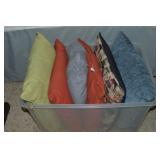 Tote of Throw & Accent Pillows