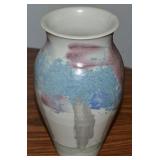 Vintage Signed Art Pottery Vase 8.5' tall